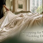 Brides trying on wedding dresses in a welcoming showroom at Kleinfeld.
